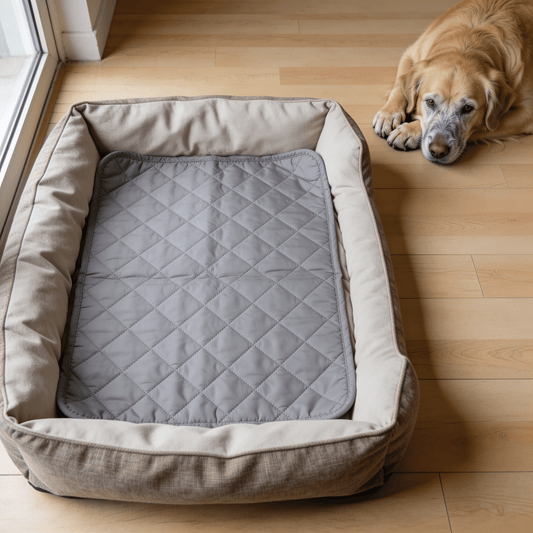 Tapis absorbant lavable pour panier de chien